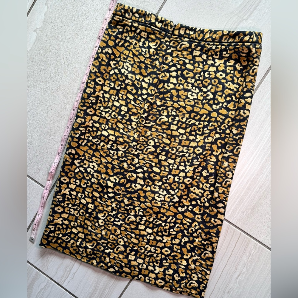 Leopard Pencil Skirt Size 4